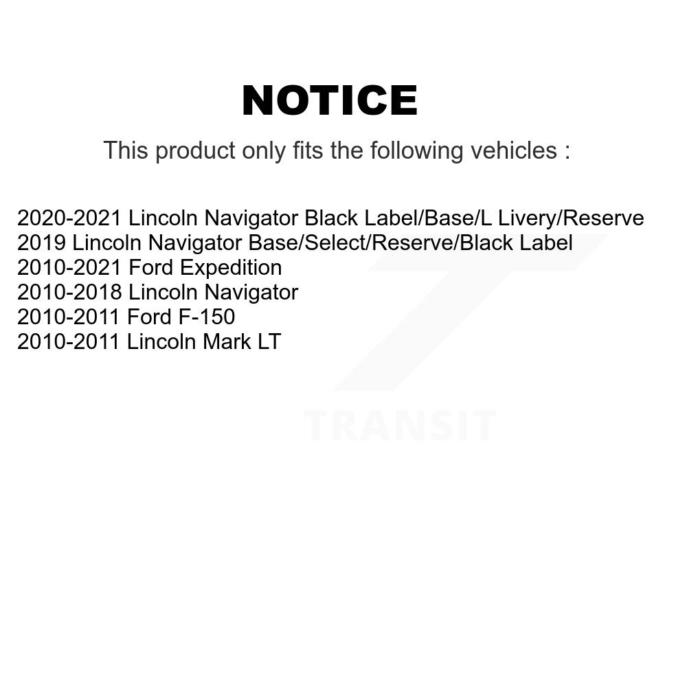 [Front Left] Étalonnier de frein avant gauche pour Ford F-150 Expédition Lincoln Navigator Mark LT