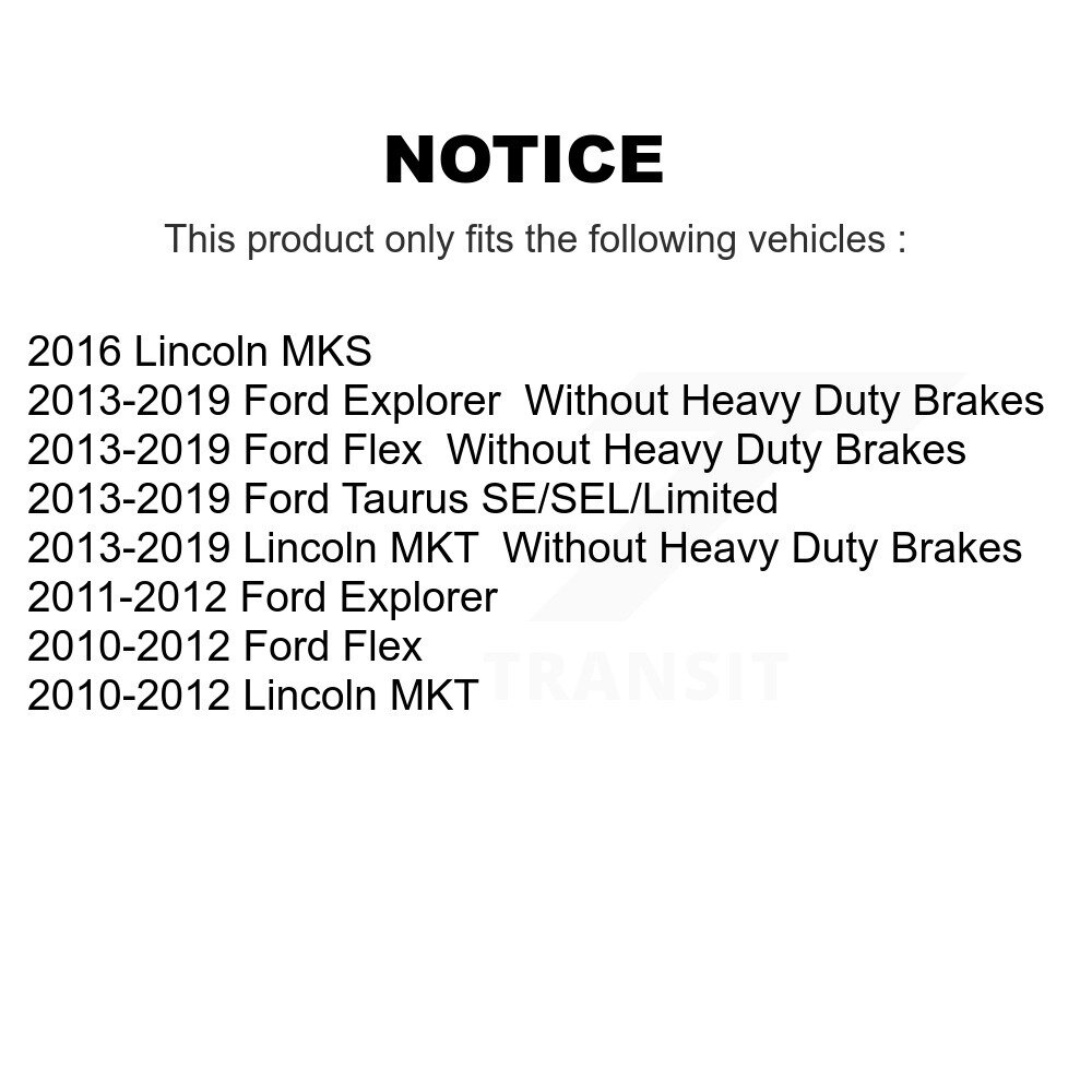 [Arrière gauche] Calibre de frein à disque arrière gauche pour Ford Explorer Flex Taurus Lincoln MKT MKS