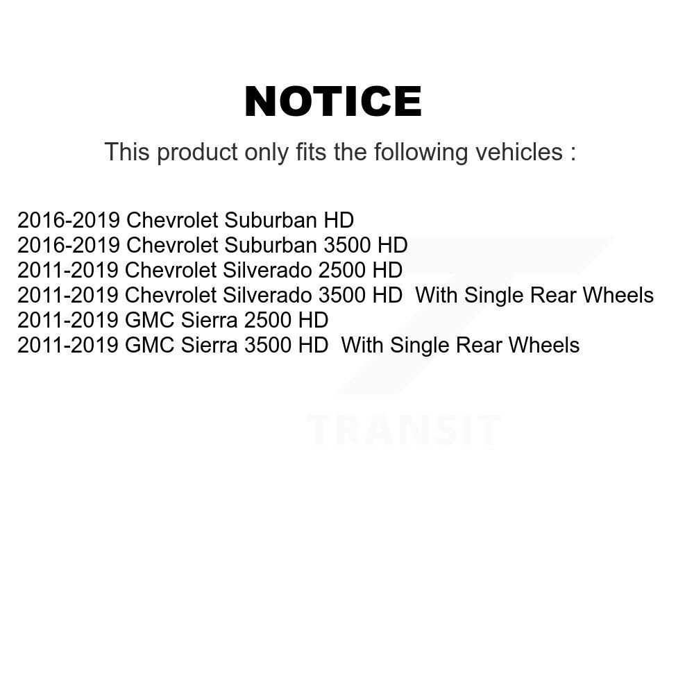 [Arrière gauche] Étalonnier de frein arrière gauche pour GMC Chevrolet Sierra 2500 HD Silverado 3500 Suburban