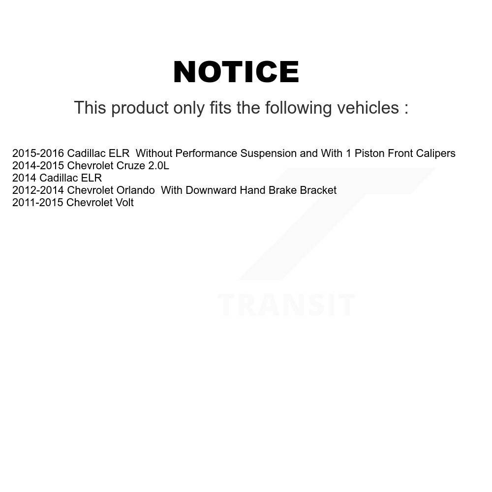 [Arrière droite] Étalonnier de frein à disque arrière droit pour Chevrolet Cruze Orlando Volt Cadillac ELR
