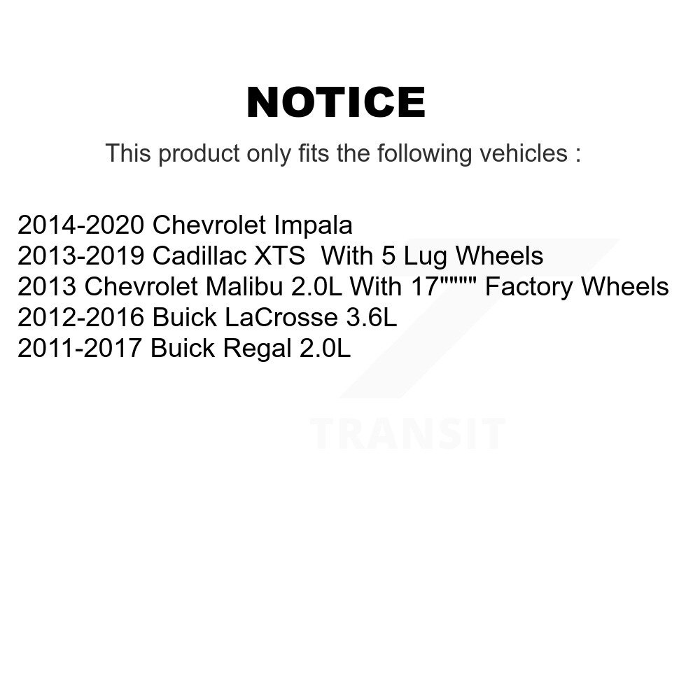 [Arrière droite] Étalonnier de frein arrière droit pour Chevrolet Impala Buick Regal LaCrosse Malibu XTS