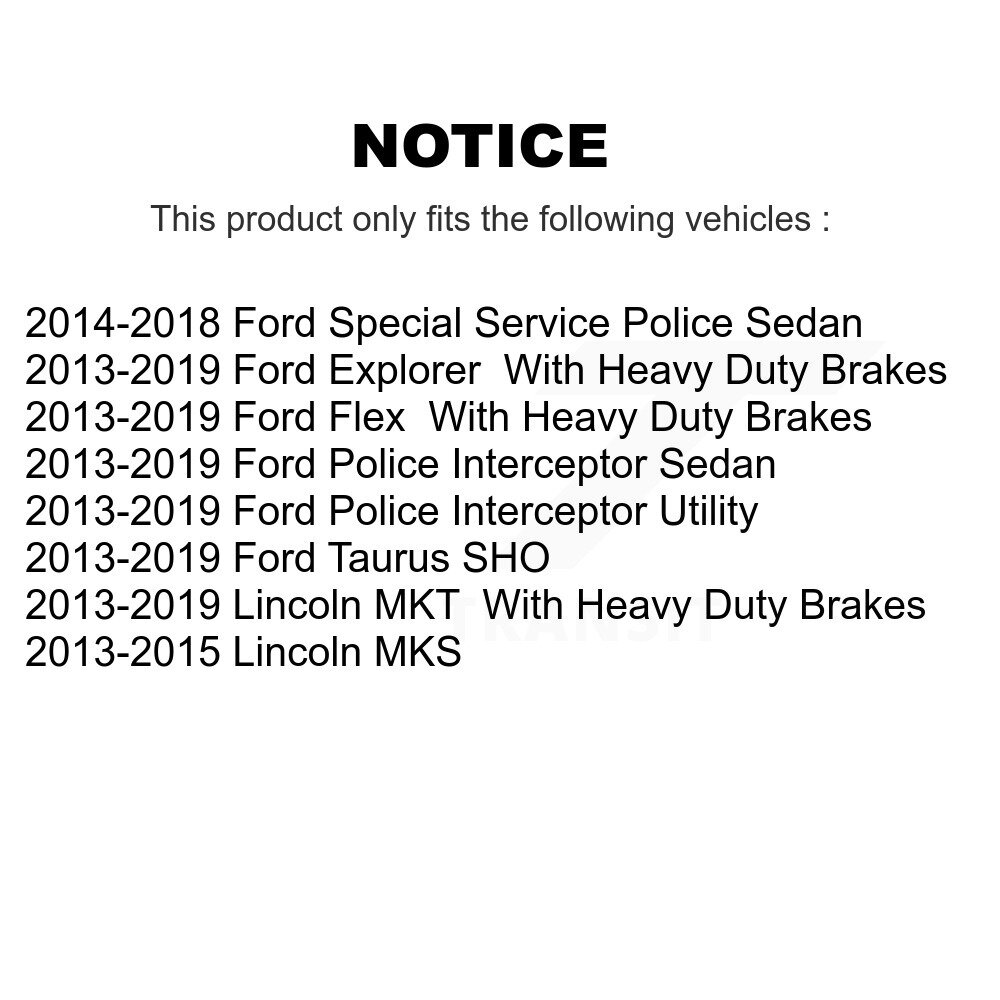 [Arrière droite] Calibre de frein arrière droit pour Ford Explorer Flex Taurus Intercepteur de police Sedan