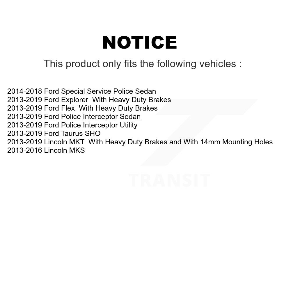 [Avant droite] Calibre de frein avant droit pour Ford Explorer Flex Taurus Intercepteur de police Sedan