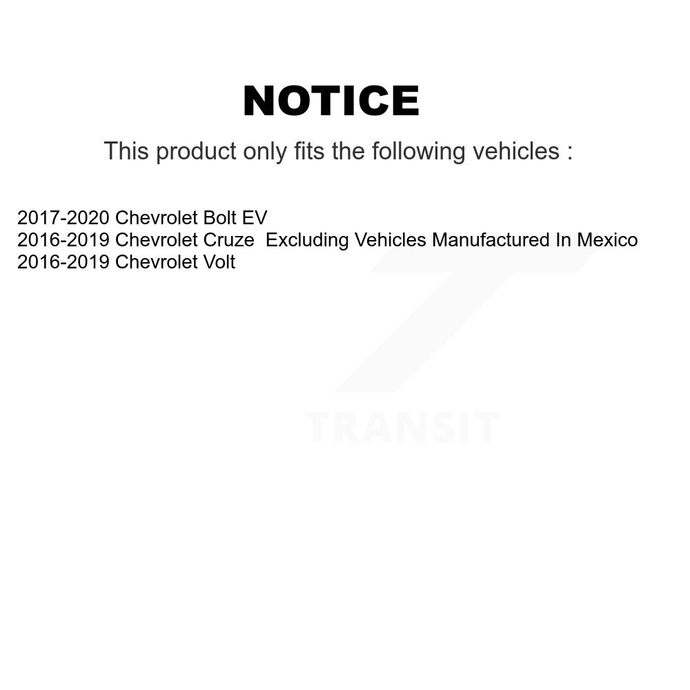 [Avant droite] Étalonnier de frein à disque avant droit pour Chevrolet Cruze Bolt EV Volt SLC-18B5555