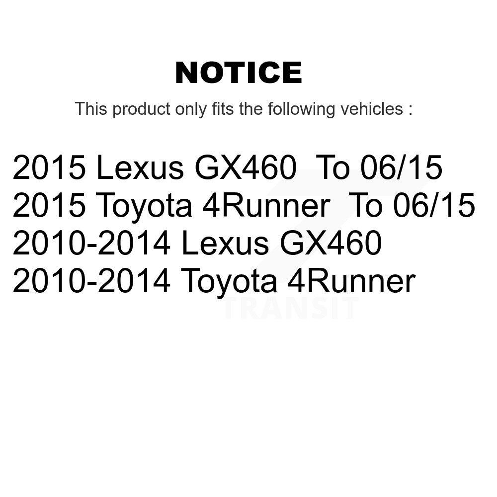 [Avant droite] Étalonnier de frein à disque avant droit pour Toyota 4Runner Lexus GX460 SLC-196278