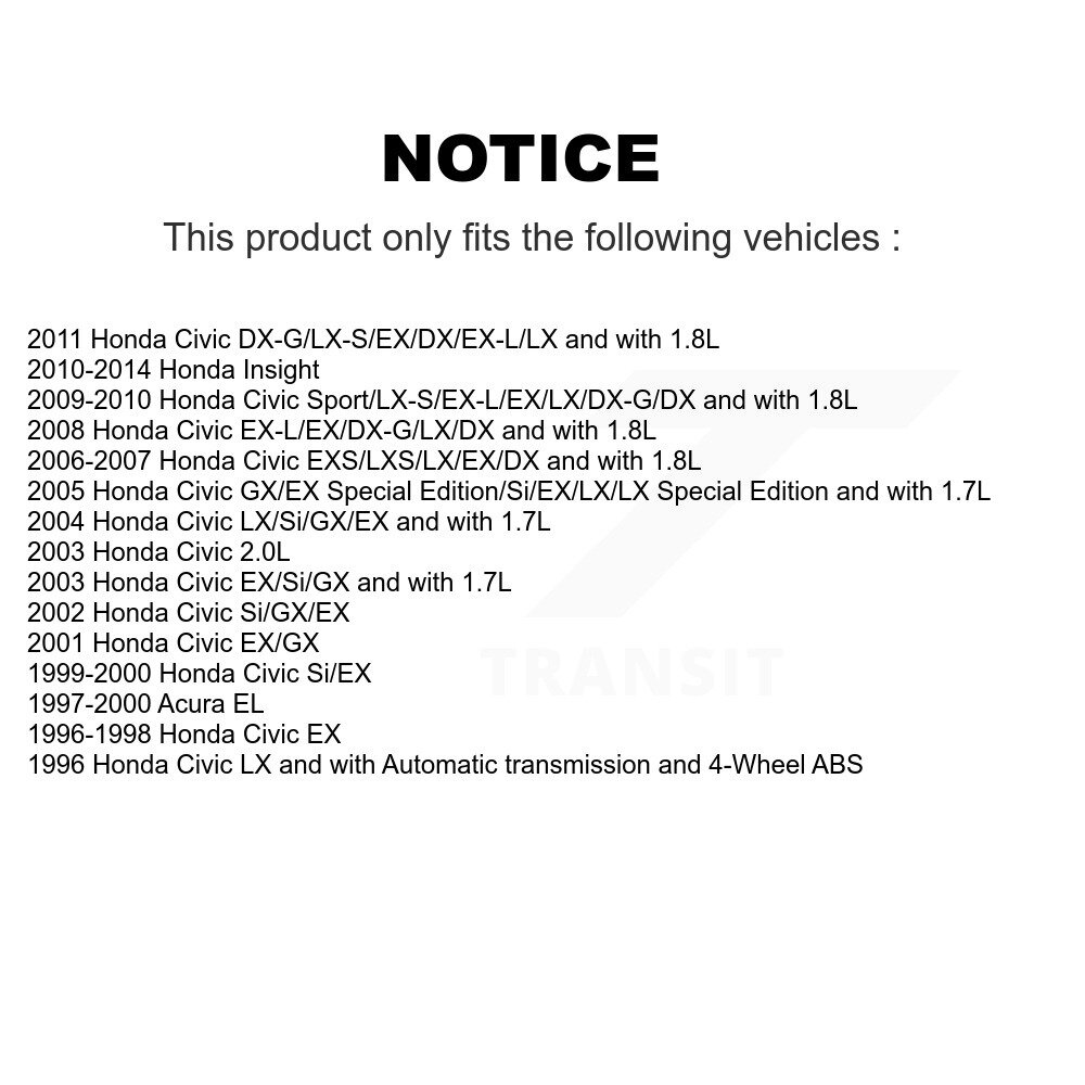 [Avant droite] Étalonnier de frein à disque avant pour Honda Civic Acura EL Insight SLC-19B1833