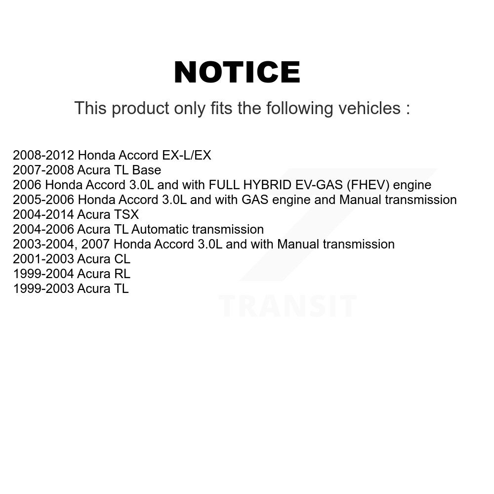 [Avant droite] Étalonnier de frein à disque avant pour Honda Accord Acura TL TSX CL RL SLC-19B2585