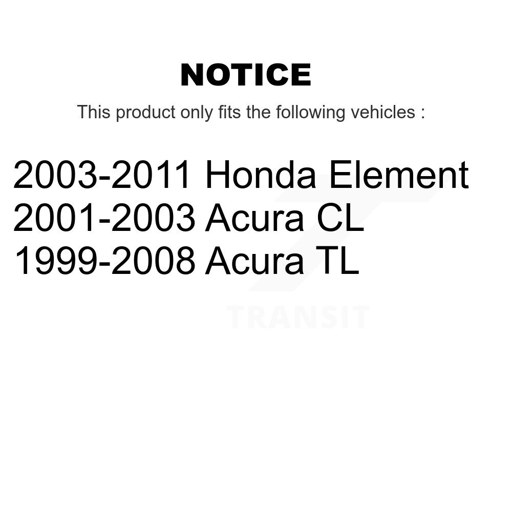 [Arrière droite] Étalonnier de frein à disque arrière droit pour Acura TL Honda Element CL SLC-19B2588