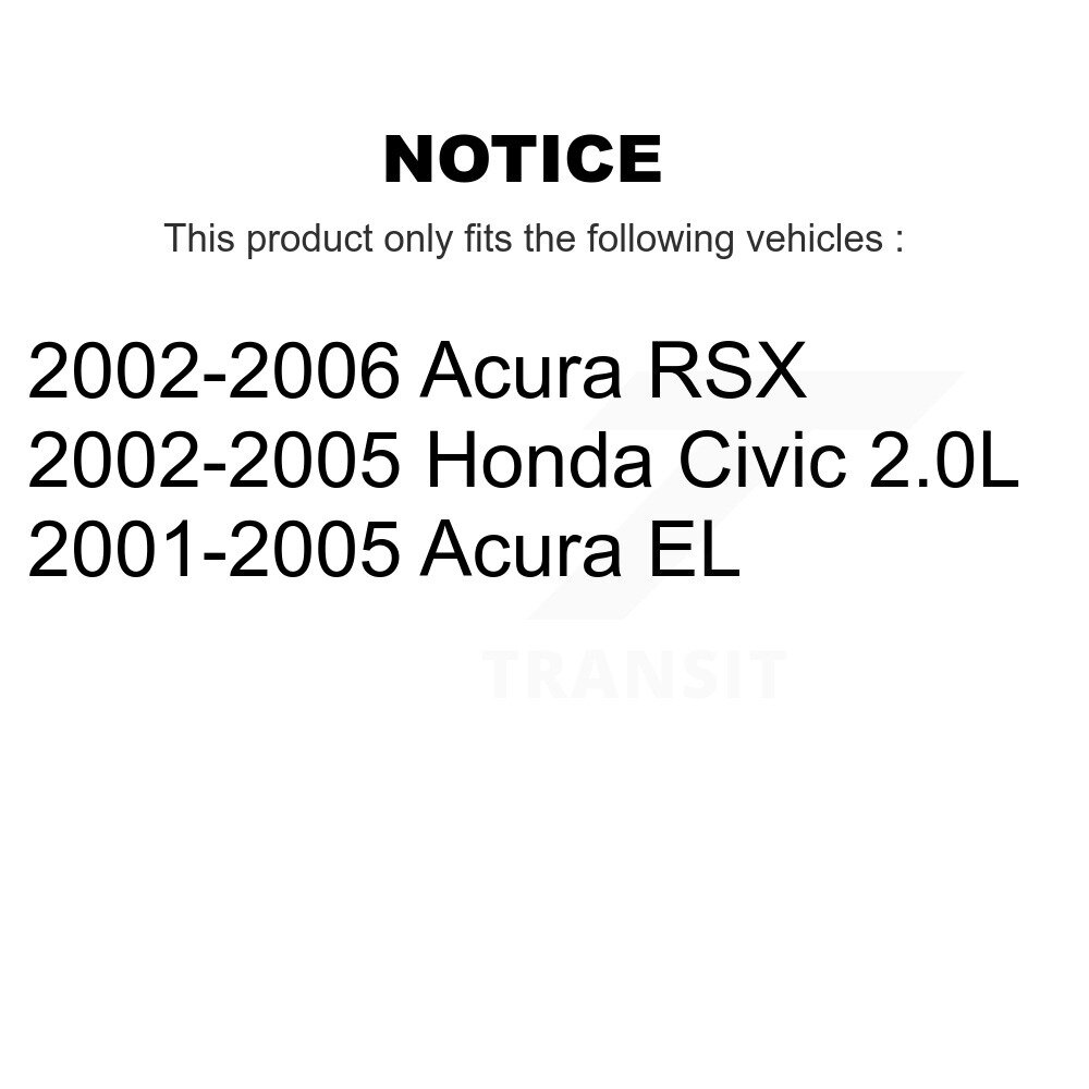 [Arrière gauche] Étalonnier de frein à disque arrière gauche pour Honda Civic Acura EL RSX SLC-19B2679