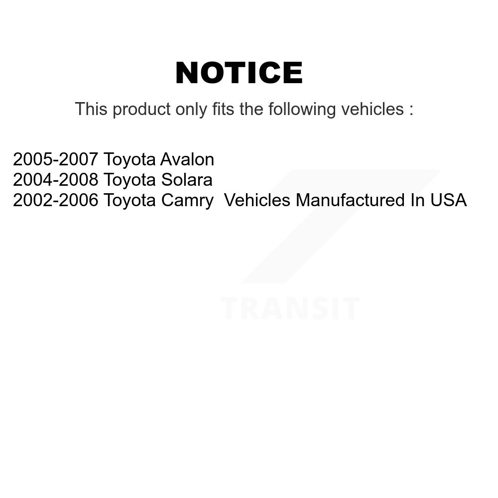 [Arrière droite] Etrier de frein arrière droit pour Toyota Camry Solara Avalon SLC-19B2696