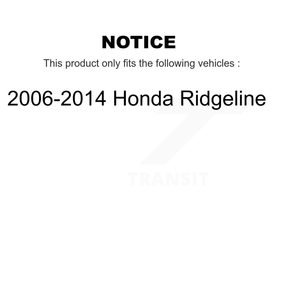 [Arrière gauche] Disque arrière gauche Étalonnage de frein pour 2006-2014 Honda Ridgeline SLC-19B2929A