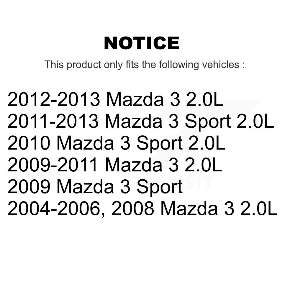 [Front Left] Étalonnier de frein à disque avant gauche pour Mazda 3 Sport SLC-19B2942B