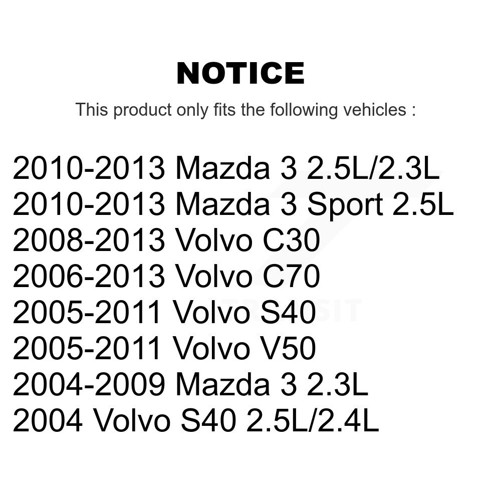 [Arrière droite] Étalonnier de frein à disque arrière droit pour Mazda 3 Volvo S40 C30 V50 C70 Sport