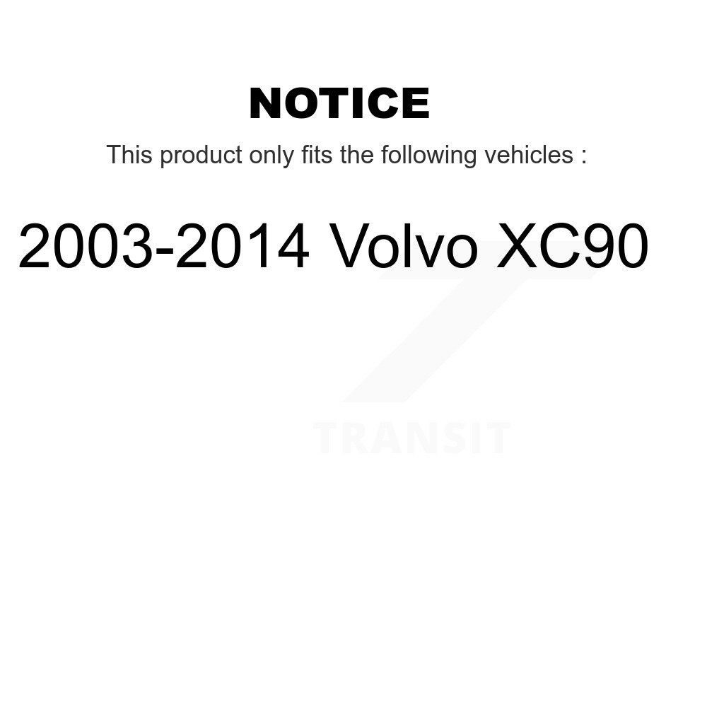 [Arrière gauche] Étalonnier de frein à disque arrière gauche pour 2003-2014 Volvo XC90 SLC-19B2956