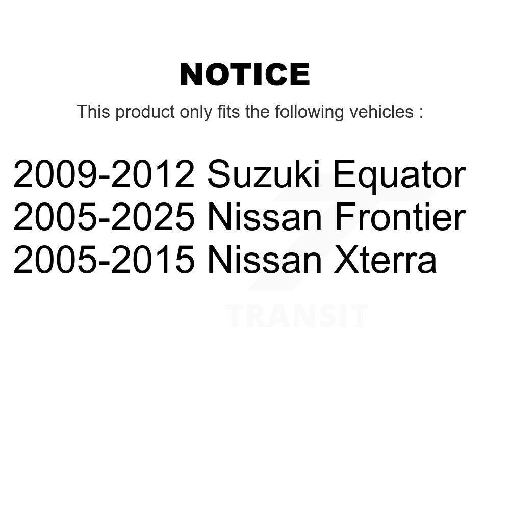 [Arrière droite] Étalonnier de frein à disque arrière droit pour Nissan Frontier Xterra Suzuki Equateur