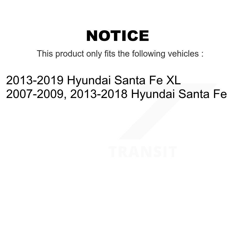 [Front Left] Étalonnier de frein à disque avant gauche pour Hyundai Santa Fe XL SLC-19B3211