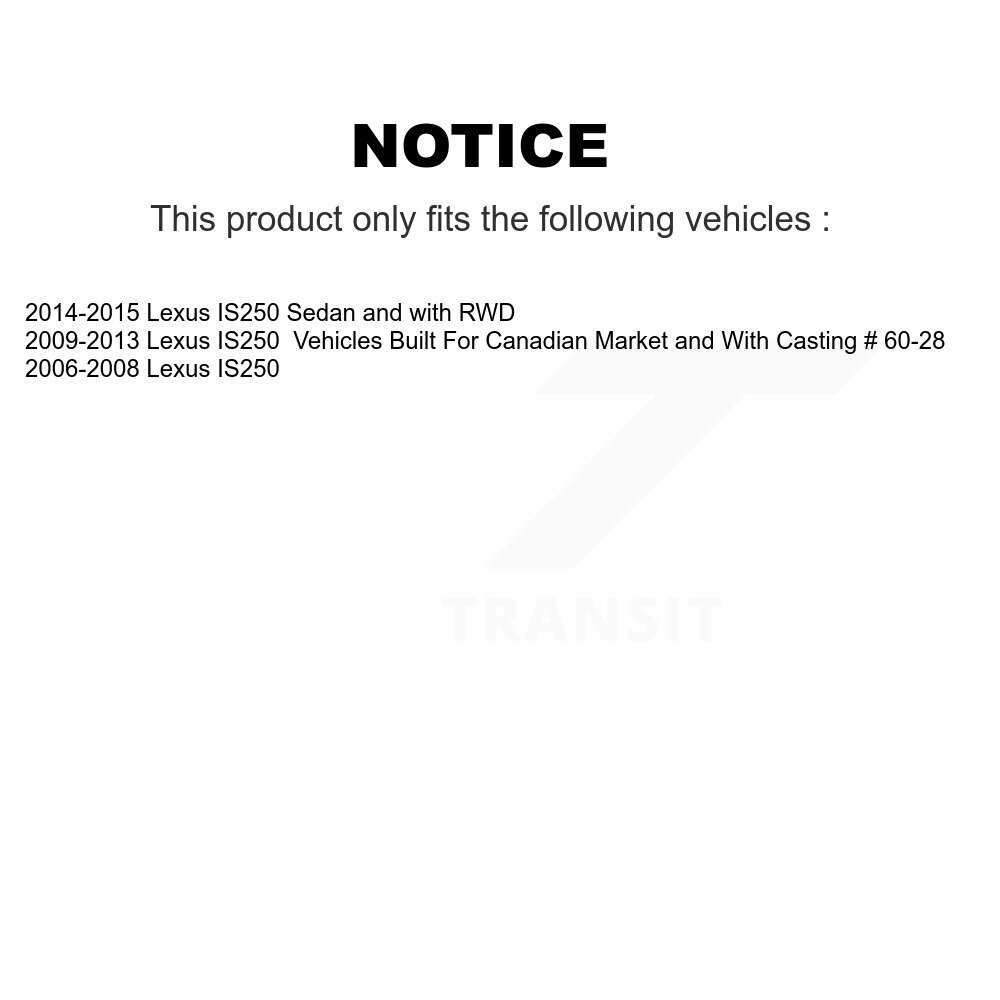 [Avant droite] Étalonnier de frein à disque avant droit pour Lexus IS250 SLC-19B3218