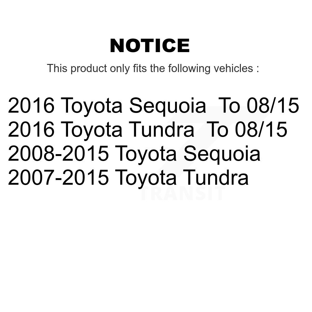 [Arrière gauche] Étalonnier de frein à disque arrière gauche pour Toyota Tundra Sequoia SLC-19B3277
