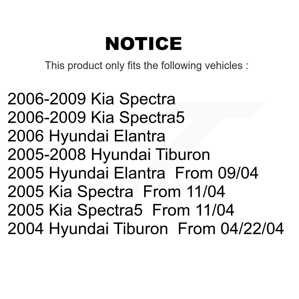 [Arrière droite] Étalonnier de frein à disque arrière droit pour Hyundai Kia Spectra Elantra Tiburon Spectra5