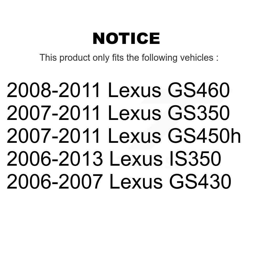 [Arrière gauche] Étalonnier de frein à disque arrière gauche pour Lexus IS350 GS350 GS450h GS430 GS460