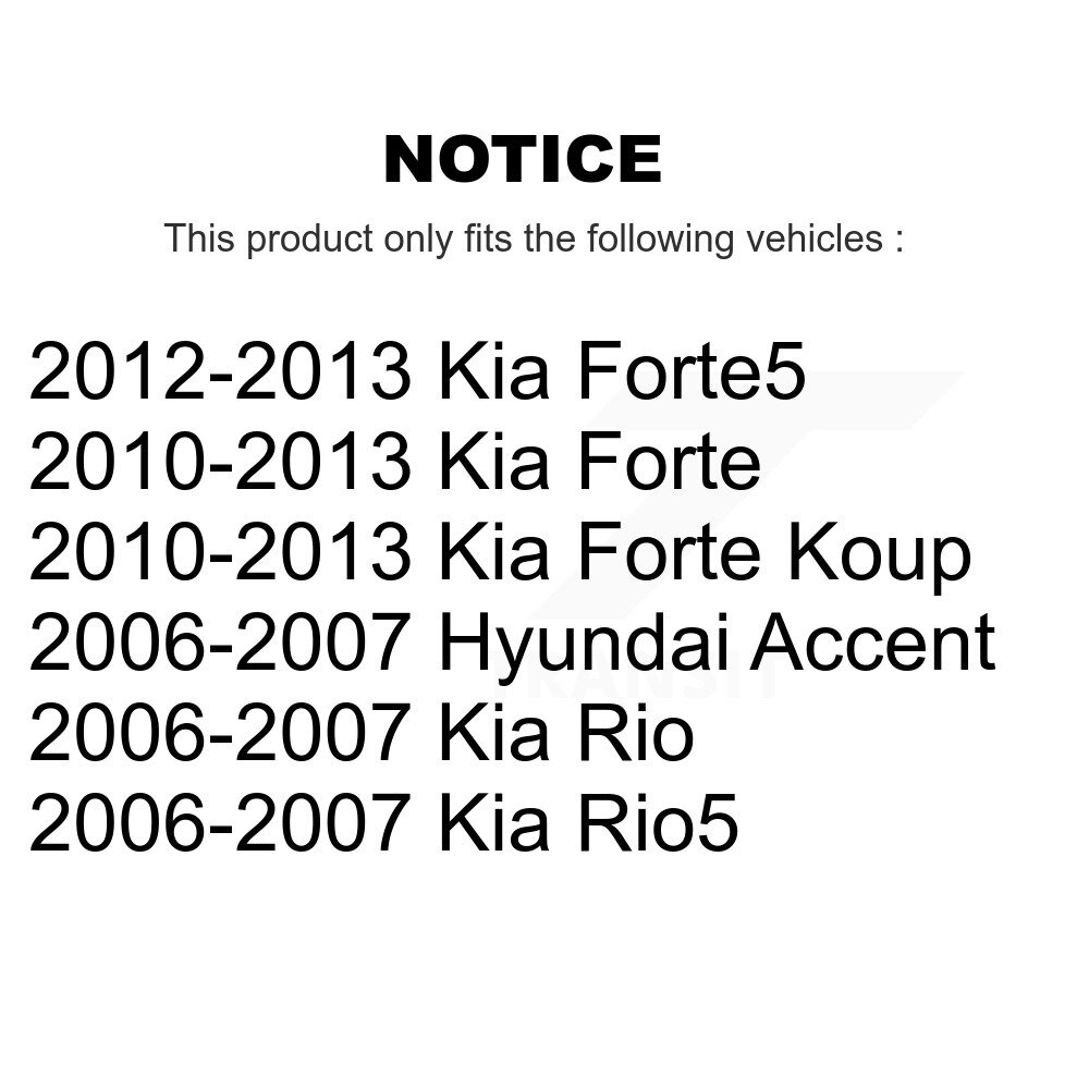 [Arrière droite] Étalonnier de frein à disque arrière droit pour Kia Forte Hyundai Accent Koup Forte5 Rio5 Rio