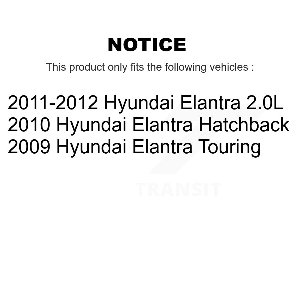 [Arrière droite] Étalonnier de frein à disque arrière droit pour 2009-2012 Hyundai Elantra Hatchback