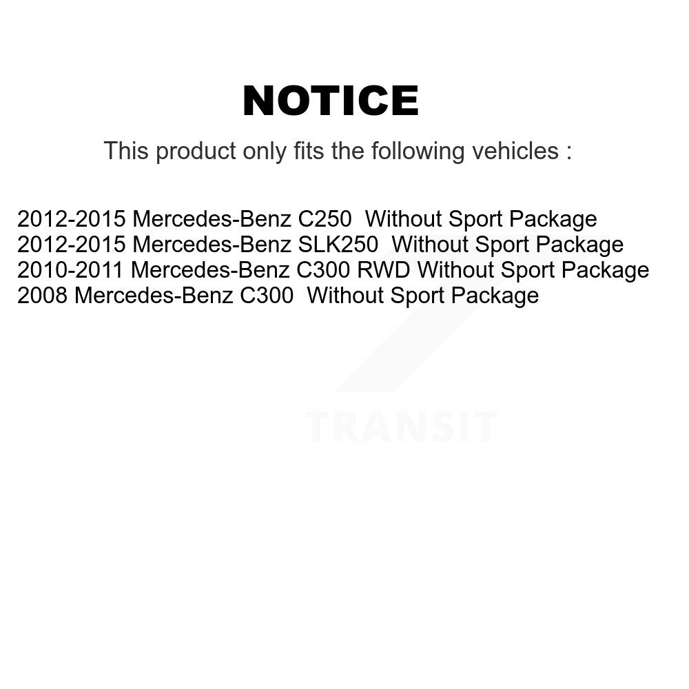 [Front Left] Étalonnier de frein à disque avant gauche pour Mercedes-Benz C300 C250 SLK250 SLC-19B3724