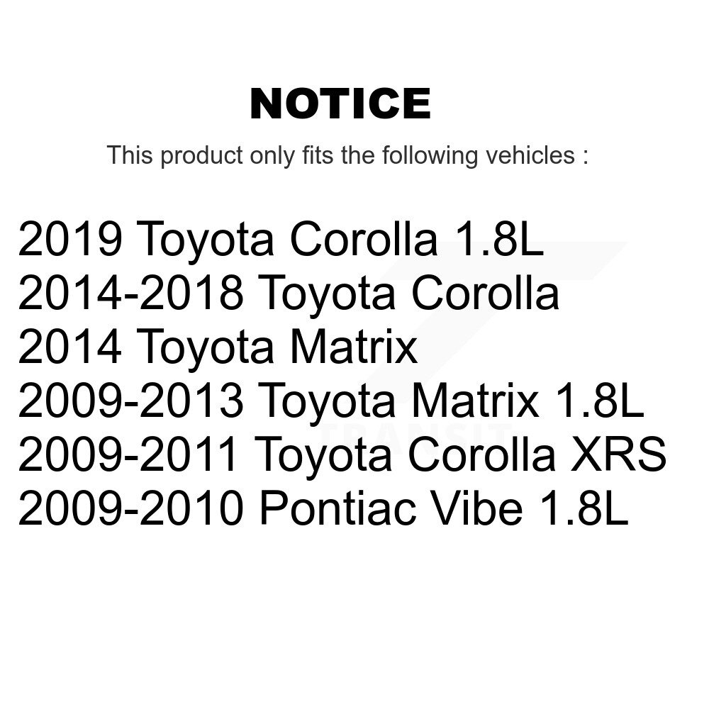 [Arrière gauche] Disque arrière gauche Étalonnier de frein pour Toyota Corolla Matrix Vibe Pontiac SLC-19B3797