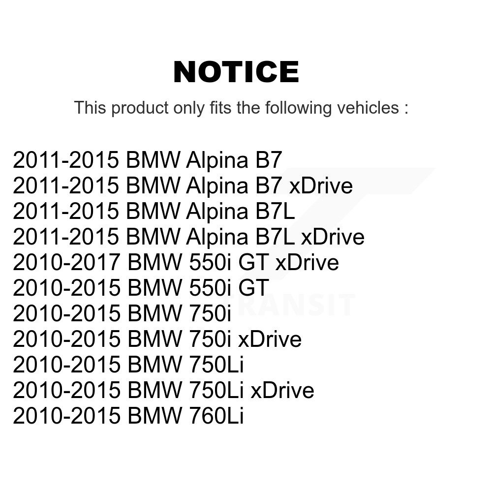 [Arrière gauche] Étalonnier de frein arrière gauche pour BMW 750i xDrive 750Li 550i GT Alpina B7 760Li B7L