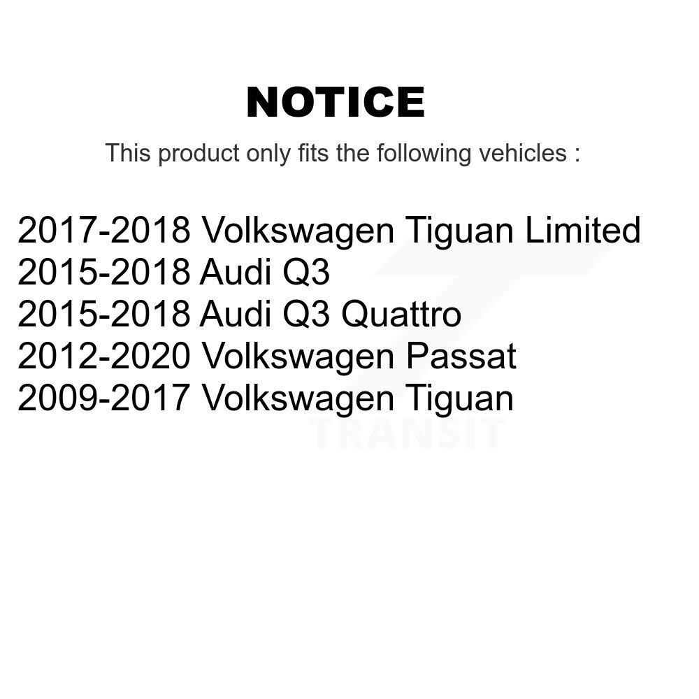 [Front Left] Étalonnier de frein avant gauche pour Volkswagen Tiguan Passat Audi Q3 Quattro Limited