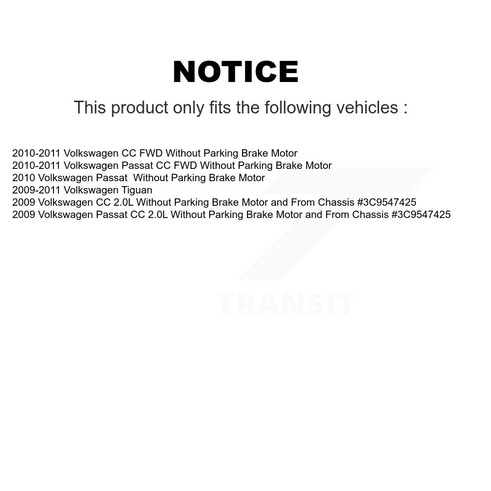 [Arrière gauche] Étalonnier de frein à disque arrière gauche pour Volkswagen Tiguan CC Passat SLC-19B6158