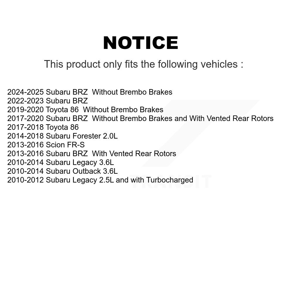 [Arrière droite] Étalonnier de frein à disque arrière droit pour la forêt Subaru Outback Legacy SLC-19B6376