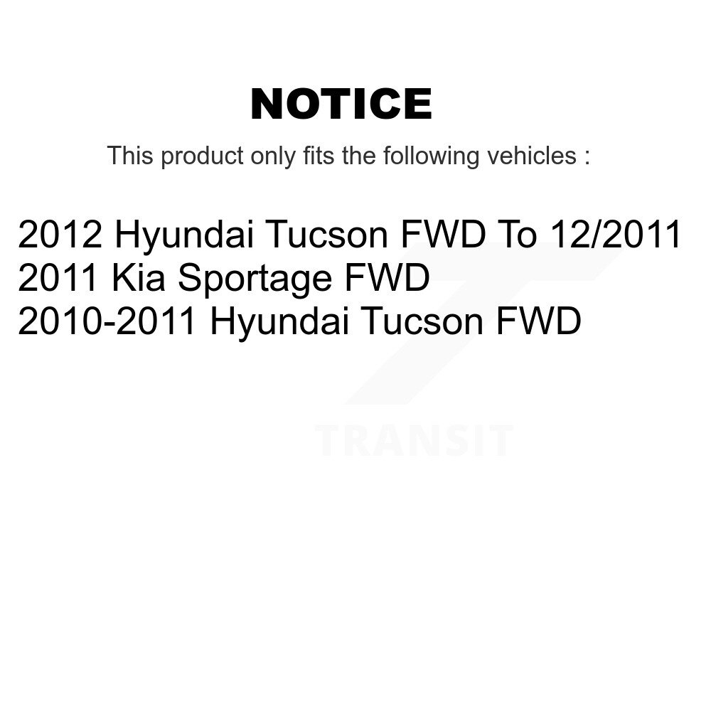 [Front Left] Étalonnier de frein à disque avant gauche pour Hyundai Tucson Kia Sportage FWD SLC-19B6404