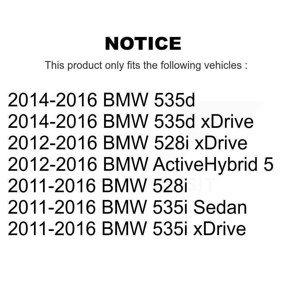[Arrière droite] Étalonnier de frein à disque arrière droit pour BMW 535i xDrive 528i Hybride active 5 535d