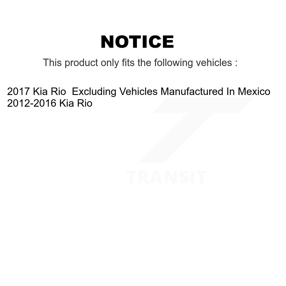 [Arrière droite] Étrier de frein à disque arrière droit Pour Kia Rio SLC-19B6810
