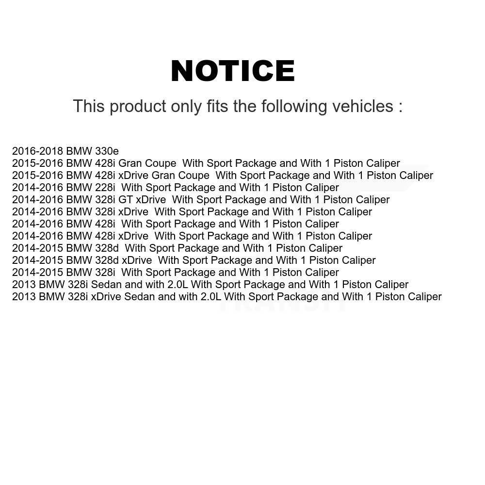 [Avant droite] Étalonnier de frein avant droit pour BMW 328i xDrive 428i Grande Coupe 328d GT 228i 330e