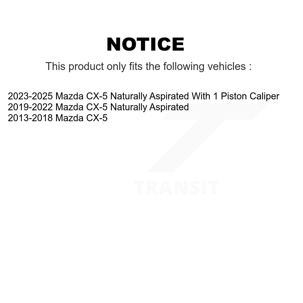 [Front Left] Étalonnier de frein à disque avant gauche pour Mazda CX-5 SLC-19B7120