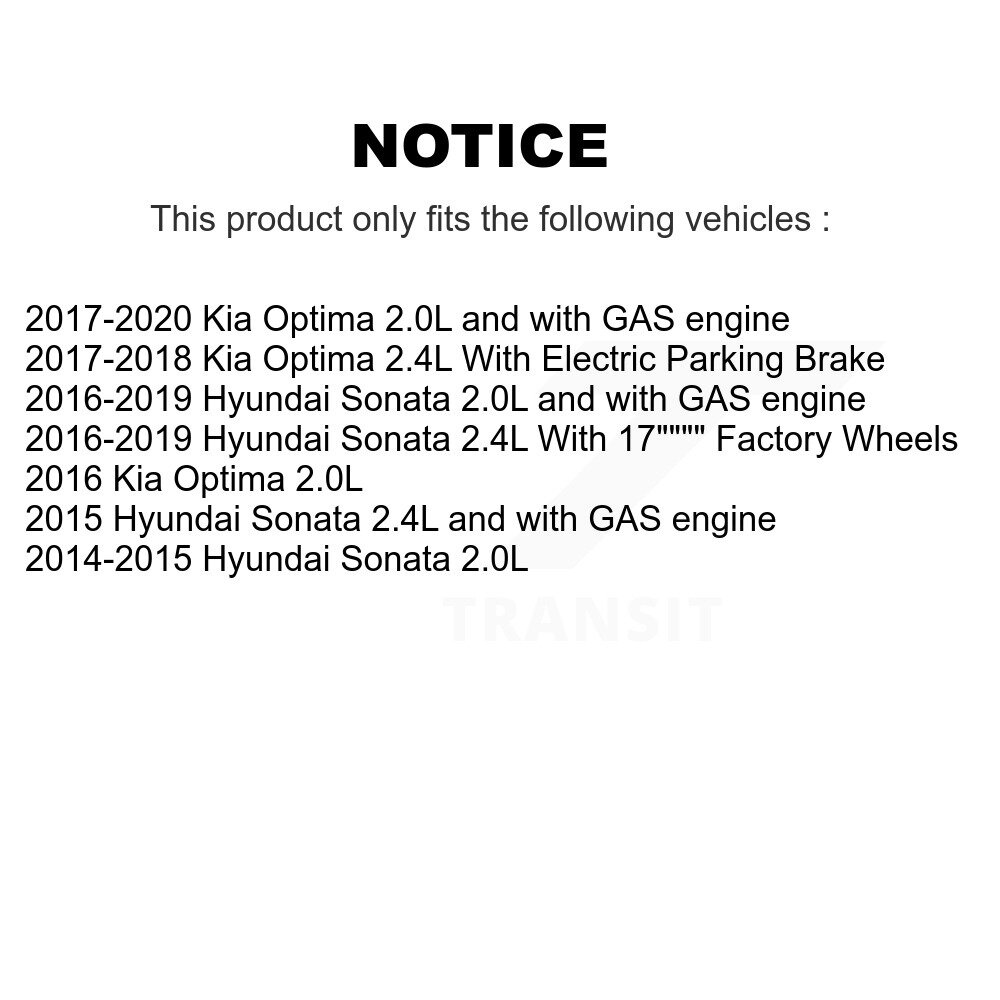 [Avant droite] Étalonnier de frein à disque avant pour Hyundai Sonata Kia Optima SLC-19B7170