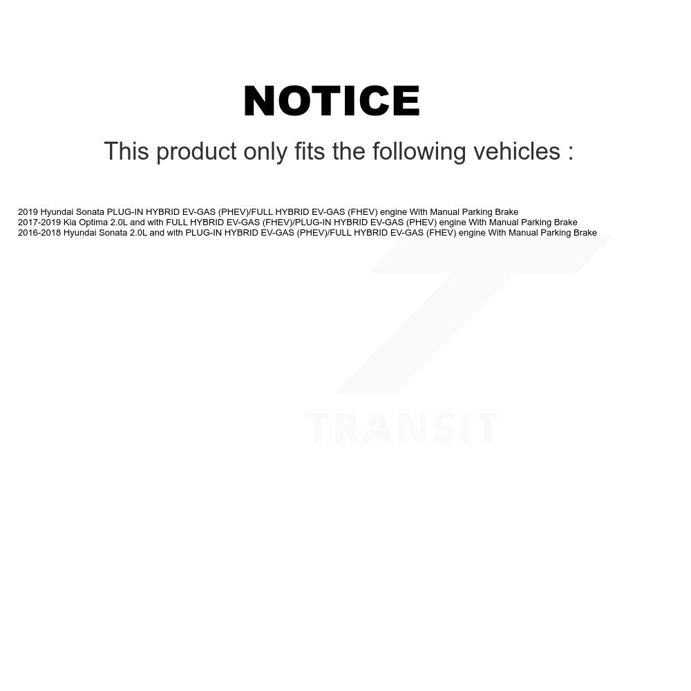 [Arrière droite] Étalonnier arrière droit pour Hyundai Sonata Kia Optima avec parking manuel
