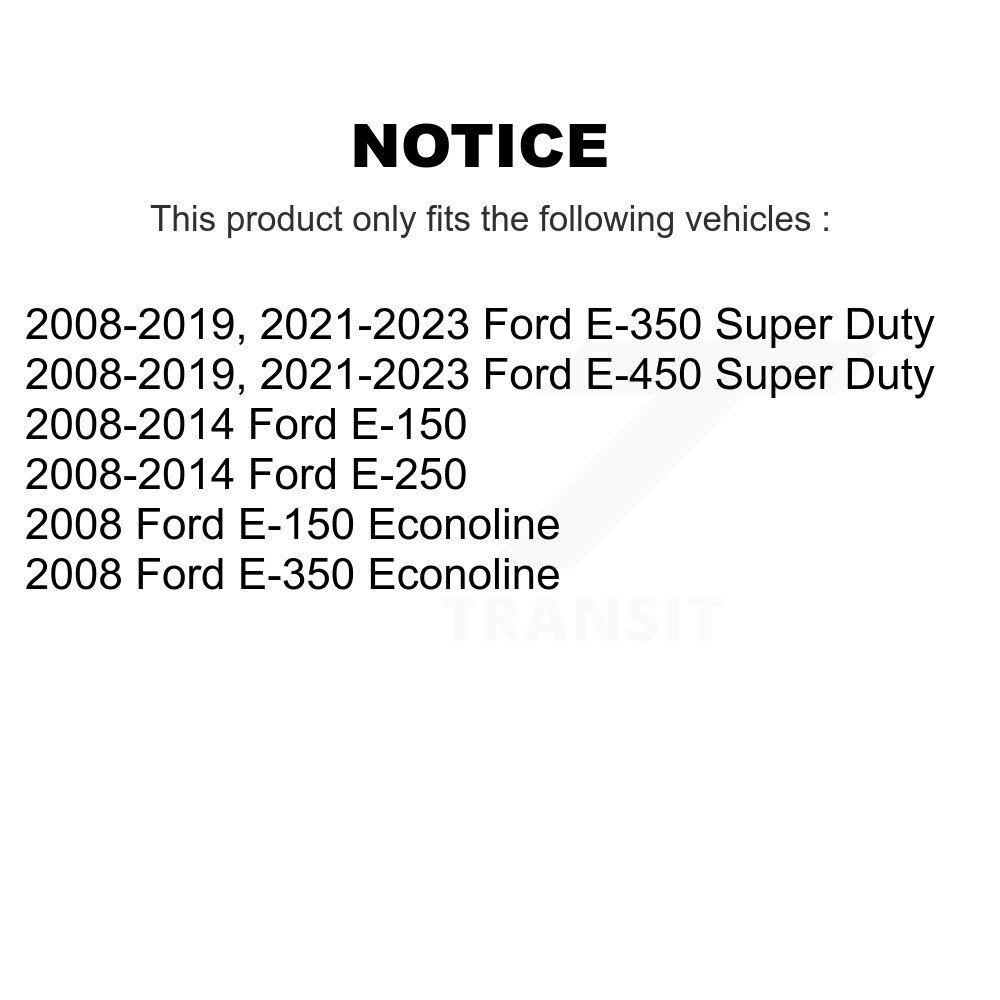 [Front] Plaquettes de frein avant en céramique pour Ford E-350 Super Duty E-250 E-450 E-150