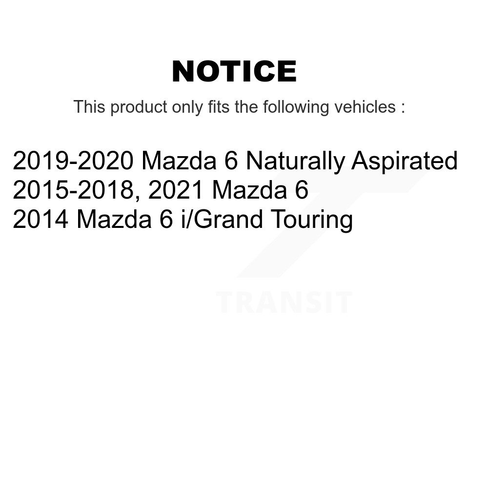 [Front] Plaquettes de frein en céramique pour Mazda 6 TEC-1711