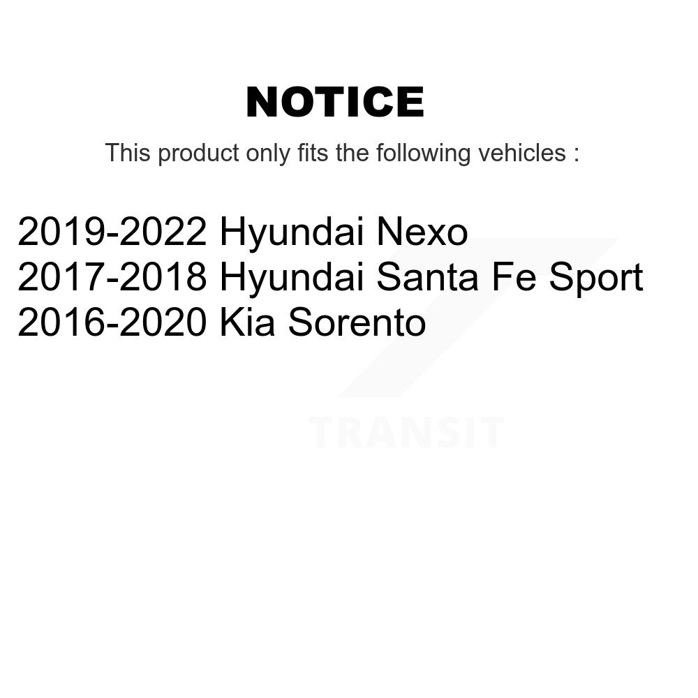 [Front] Frein à disque en céramique avant Plaquettes Pour Kia Sorento Hyundai Santa Fe Sport Nexo