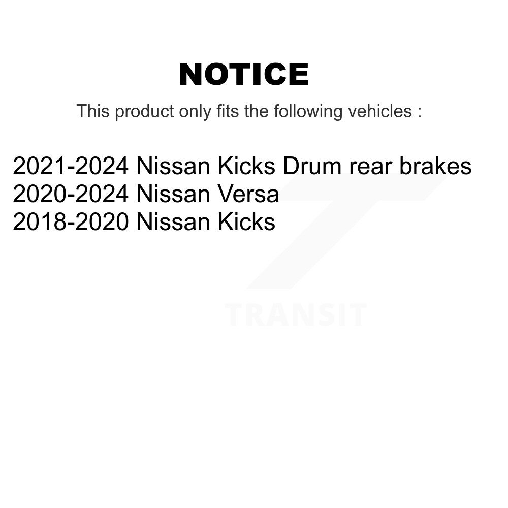 [Front] Plaquettes de frein à disque en céramique avant pour Nissan Kicks Versa TEC-2038