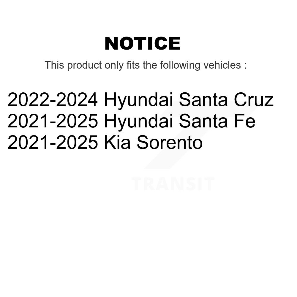 [Front] Plaquettes de frein en céramique pour Hyundai Santa Fe Kia Sorento Cruz TEC-2380
