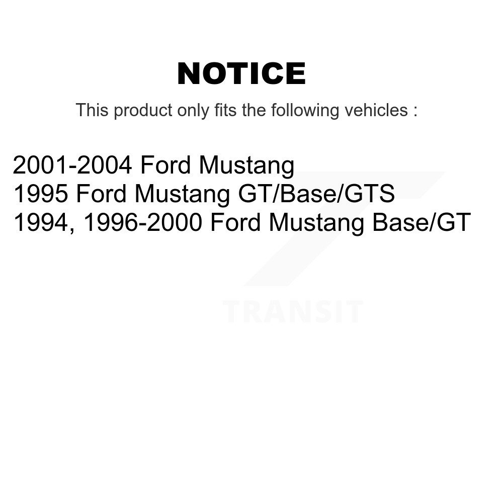[Arrière] Plaquettes de frein en céramique arrière pour Ford Mustang TEC-627