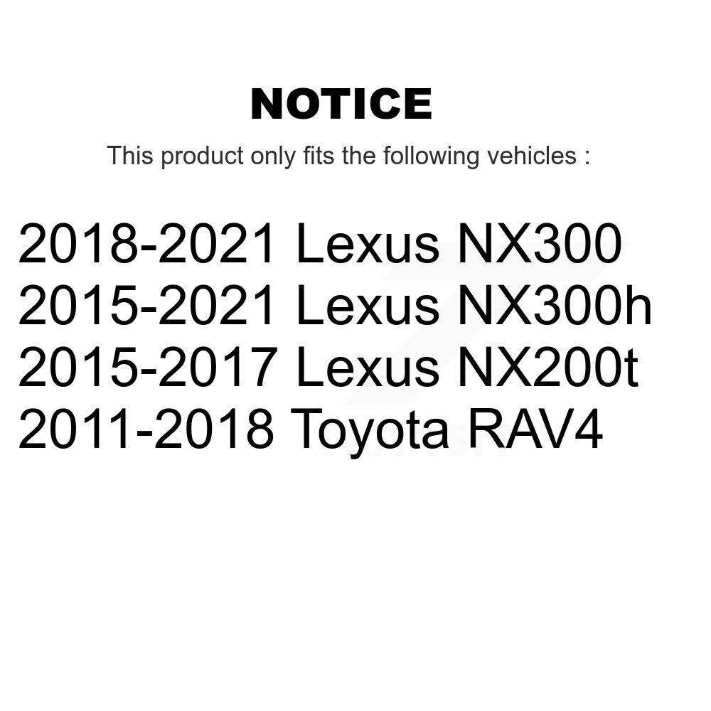 [Arrière inférieur avant] Assemblage de bille de bras latéral arrière avant inférieur pour Toyota RAV4 Lexus NX300