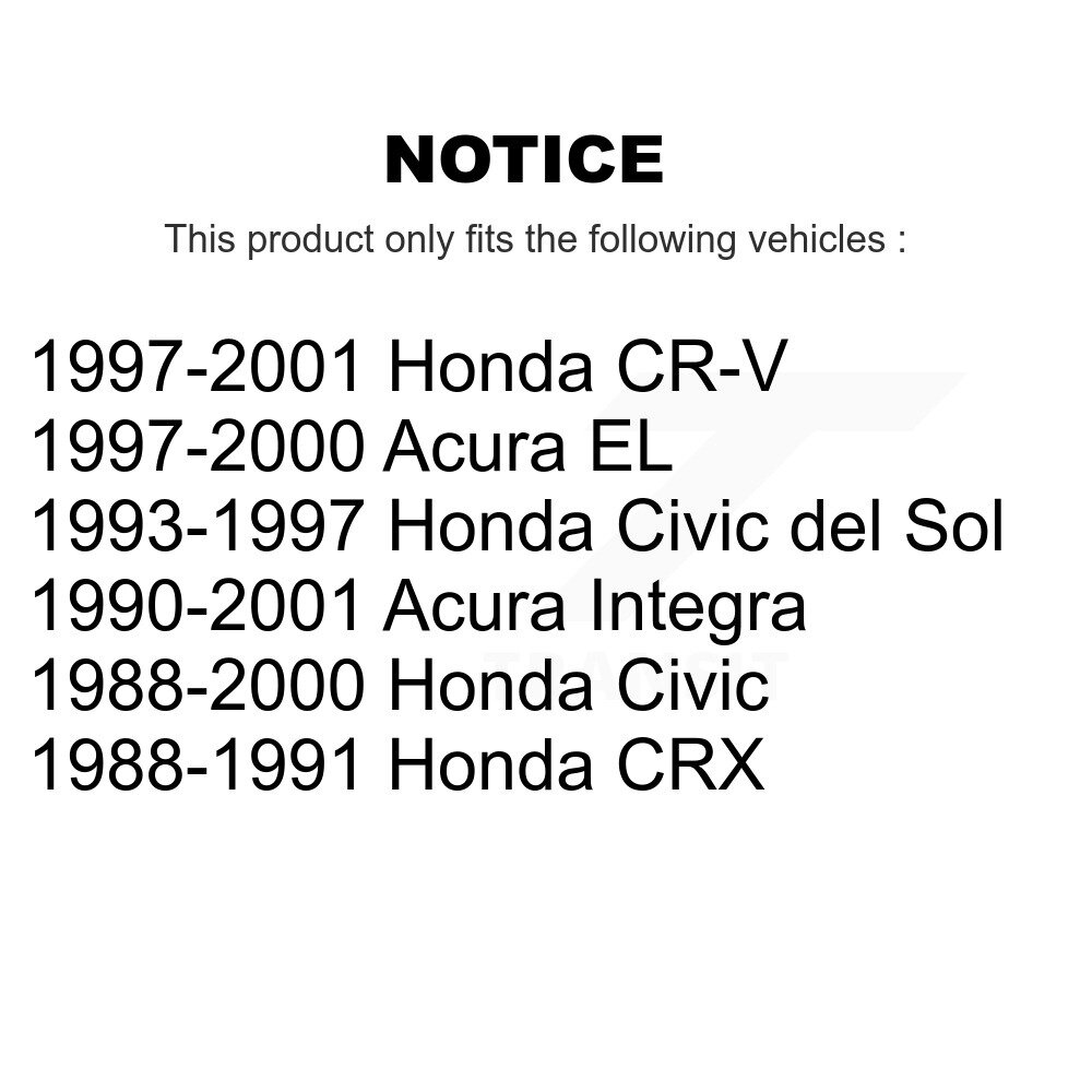 [Arrière droite supérieure] Arme de suspension supérieure arrière droite pour Honda Civic CR-V Acura Integra EL
