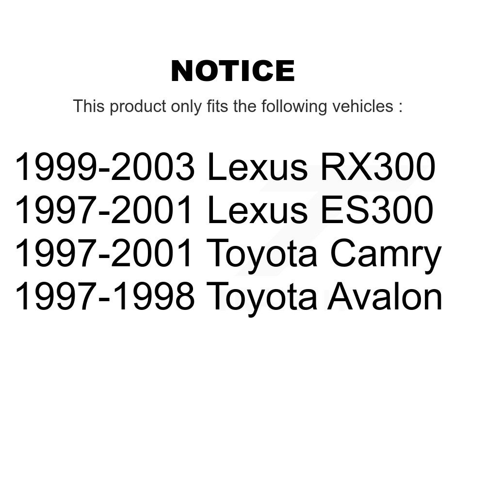 [Avant gauche inférieur] Avant gauche bras de suspension inférieur pour Toyota Camry Lexus RX300 ES300