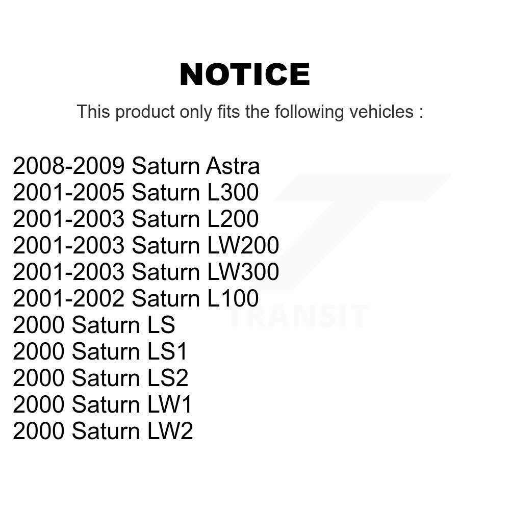 [Avant gauche inférieur] Avant gauche Contrôle de suspension inférieur Arm Balle Assemblage pour Saturne Astra LS1