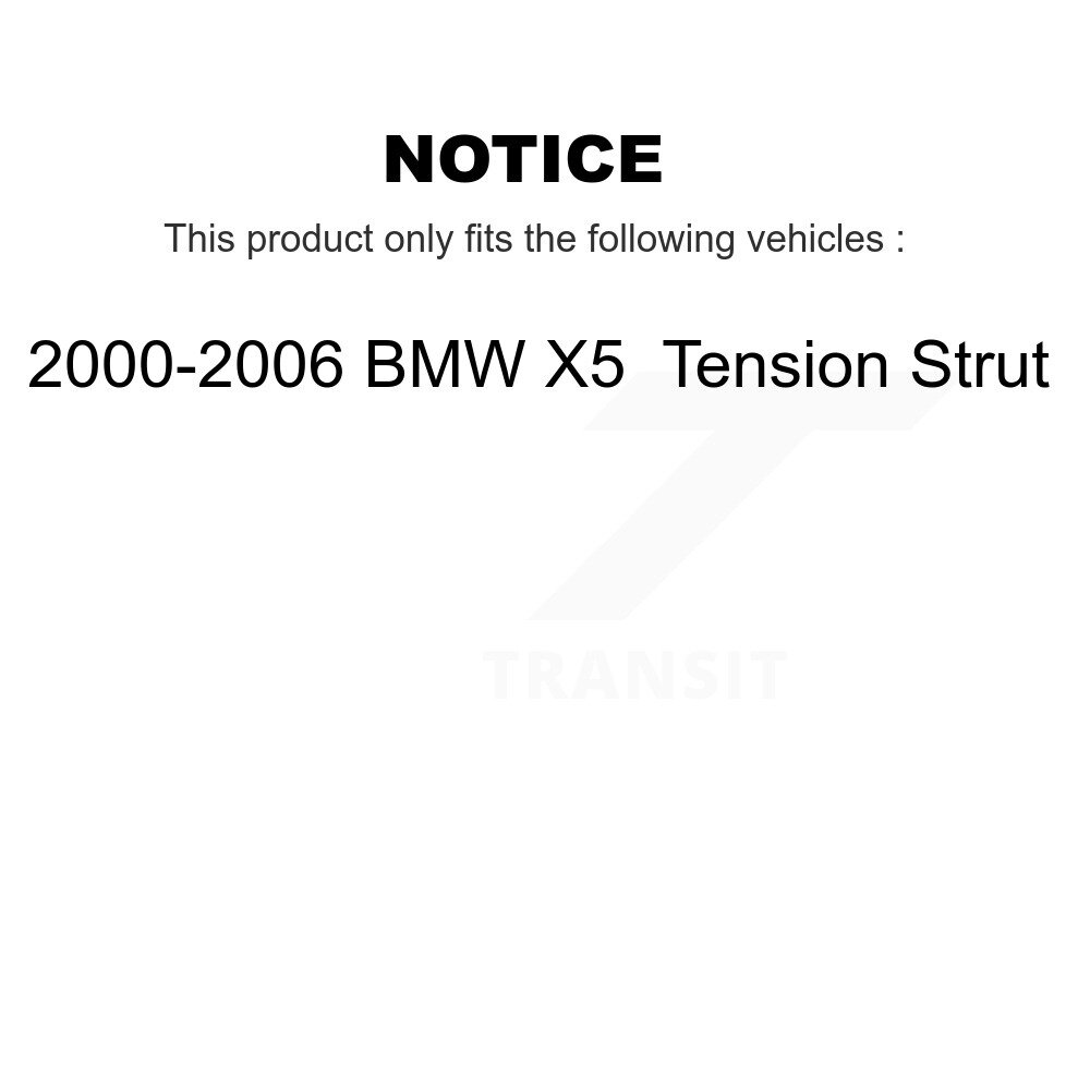 [Avant gauche inférieur avant] Avant gauche bras de suspension avant inférieur pour le bras de tension BMW X5 00-06